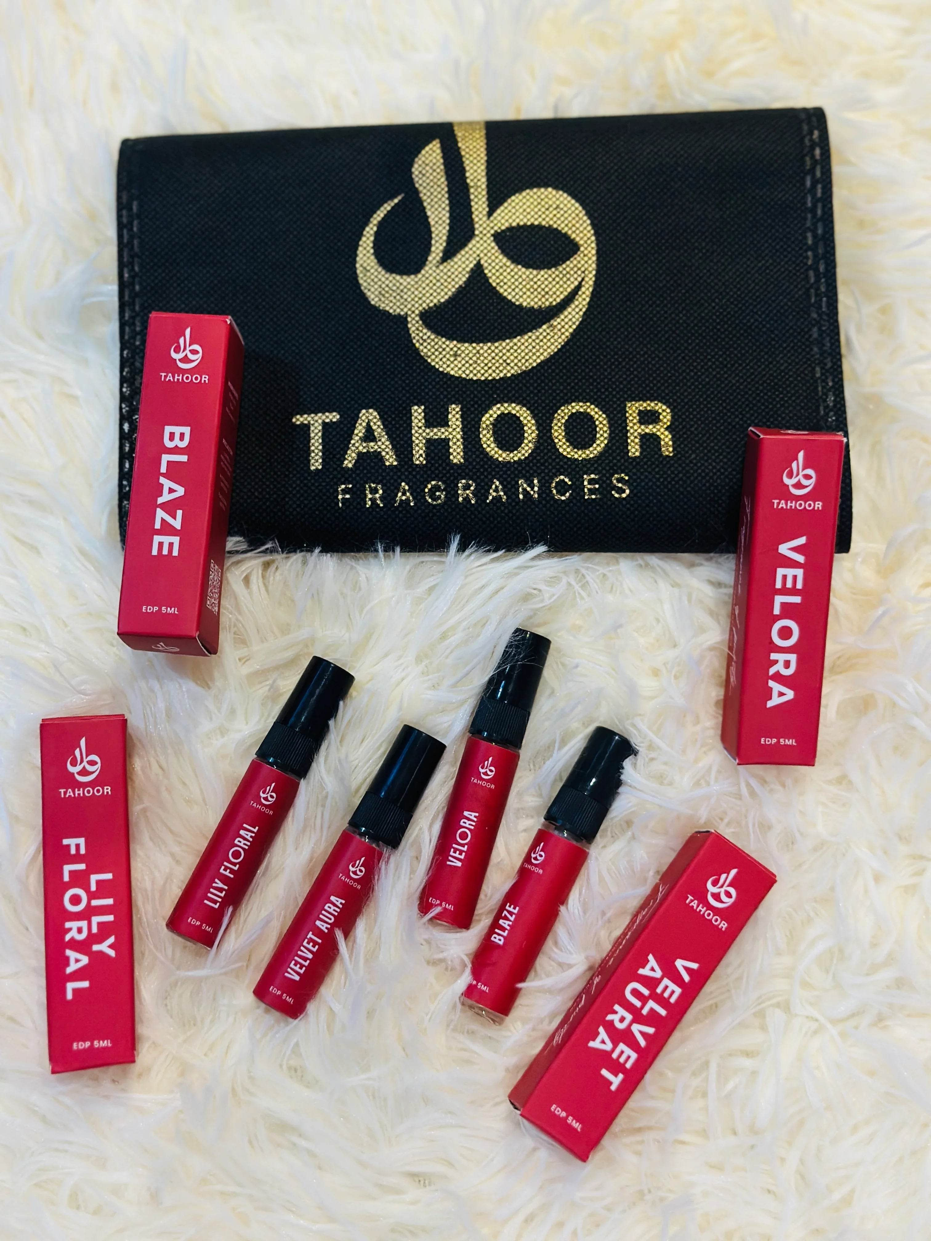 4 (5ML) Pocket Size Perfumes - Tahoor Fragrance