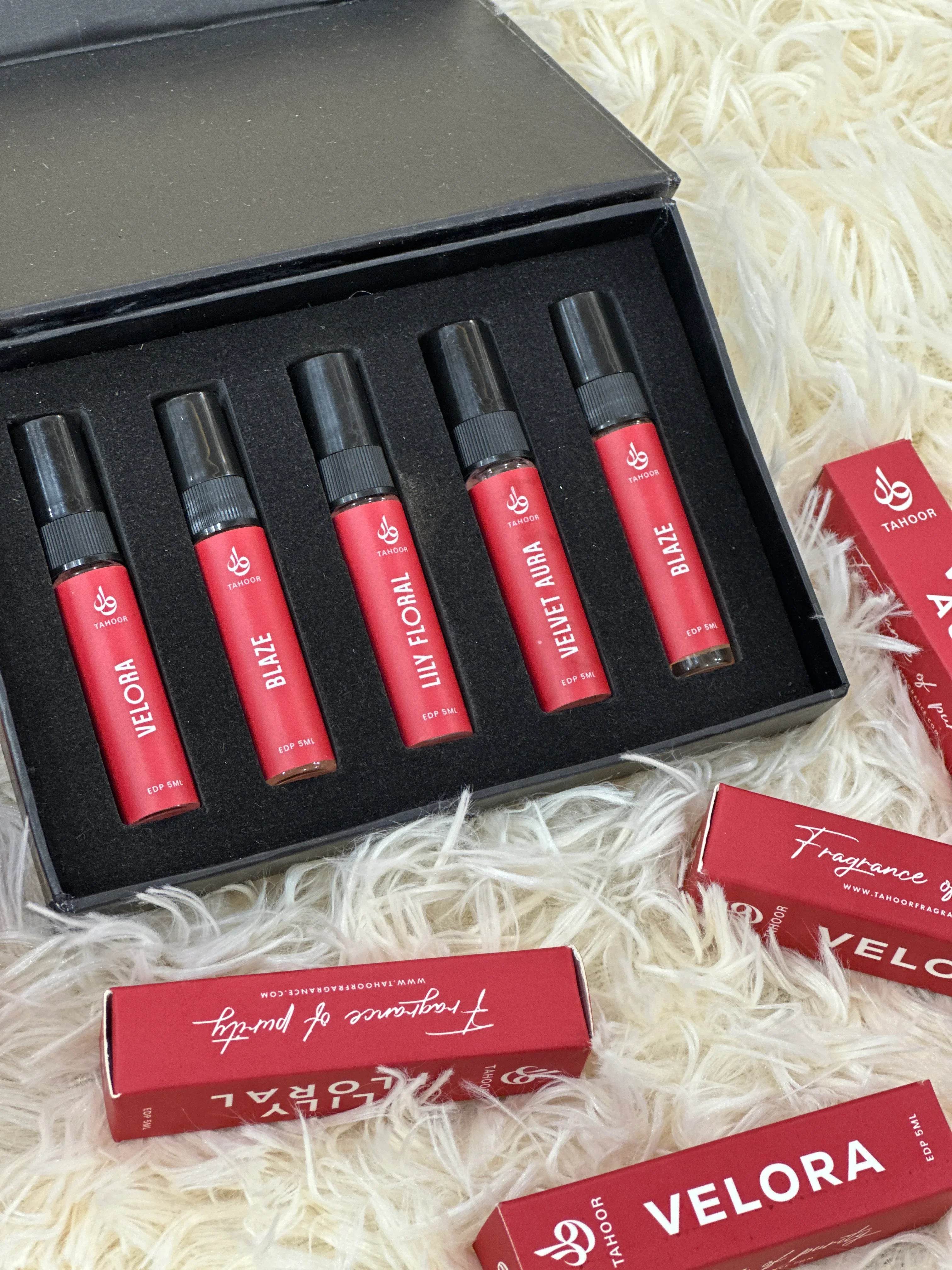 5 Perfume box ( 5 ML each ) - Tahoor Fragrance