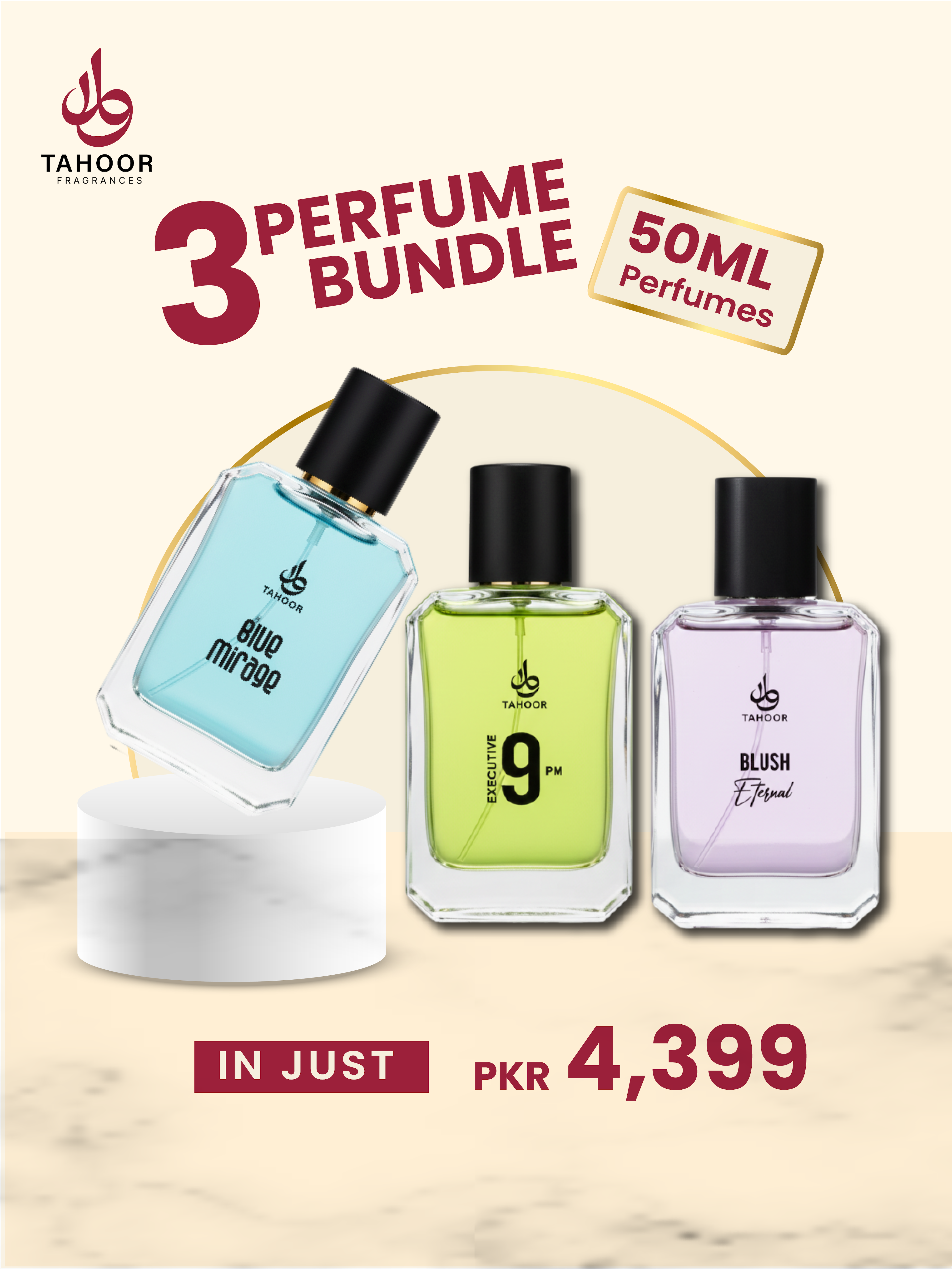 3 PERFUME BUNDLE X 50ML